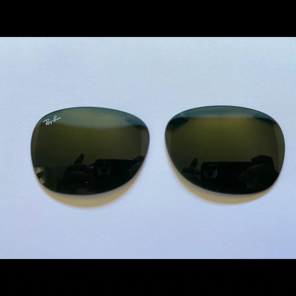 Ray Ban 2132 51mm Green Glass Replacement Lenses/ lenses only